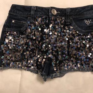 Justice jean shorts